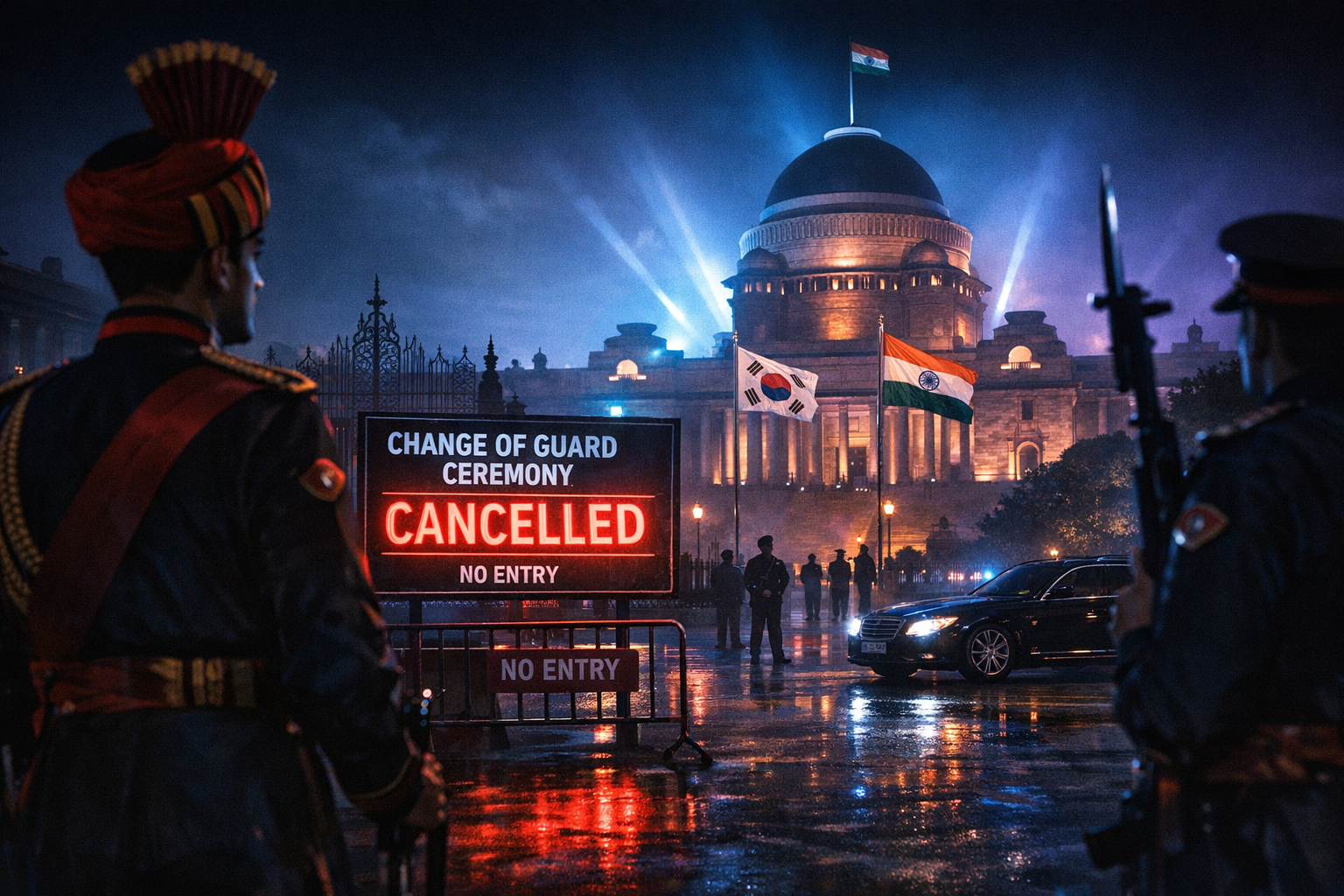 Rashtrapati Bhavan Cancels Change of Guard Ceremony for Korean President's Visit